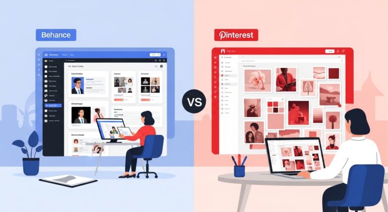 Behance vs Pinteres