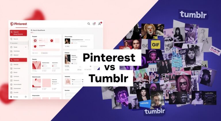 Pinterest vs Tumblr