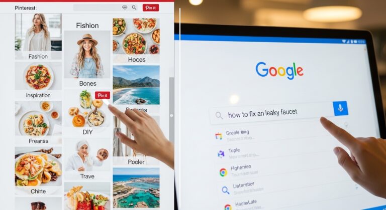 Pinterest vs Google