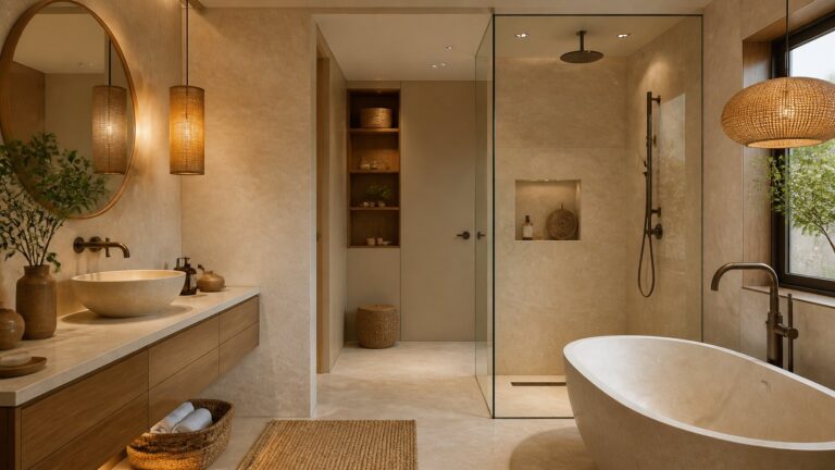 Beige Bathroom Ideas
